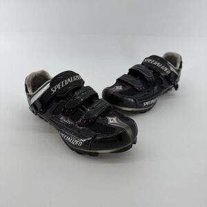 Specialized Pro MTB Cycling Shoes Women 7.5 Black Silver 6111-19385 Ratchet